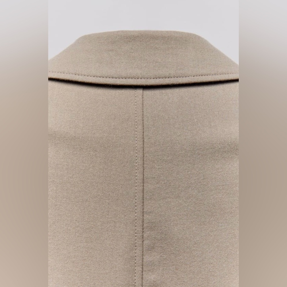 Zara ZW Collection Straight Cut Wool Coat, Limited Edition - Picture 10 of 12